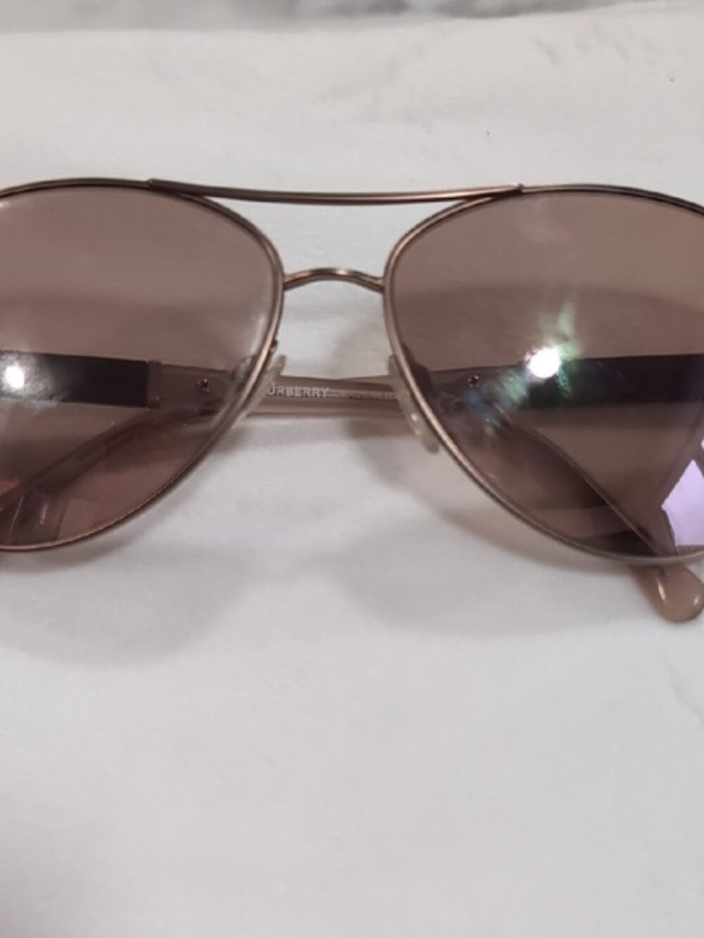 BURBERRY BE3080 Aviator Sunglasses For Women - Picture 7 of 7